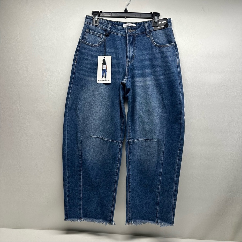 Ashley Mason Barrel Women's Blue Jeans Size 5/27 Nwt